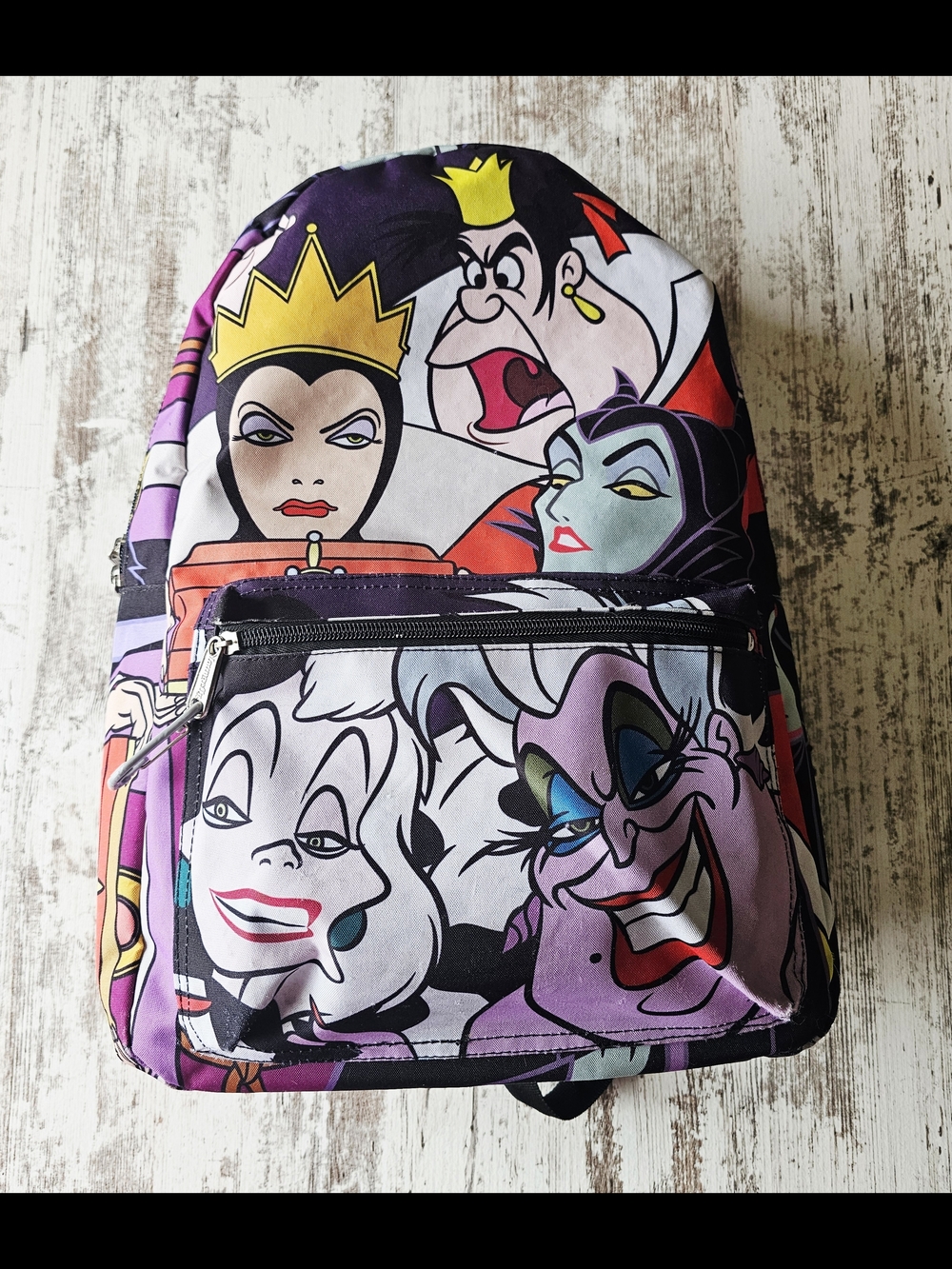 Loungefly Disney Villains Large Backpack School Bag Nylon Evil Queen Maleficent
